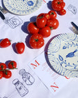 Embroidered Meditarrean Summer Tablecloth - Made To Order