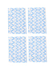 Blue Wiggle Linen Napkins, Set of 4