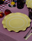 Butter yellow plate Casa de Folklore x Marla Primrose