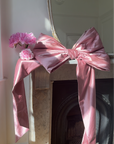 Extra-Large Pink Satin Bow Angela Mugnai