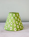 Green Hand-Painted Lampshade