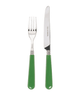 Green Knife and Fork Set