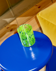 Marla Primrose Green Murano Glass Tumbler – Handblown Venetian Glassware