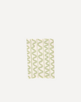 Green Wiggle Linen Napkins