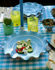 Sky Blue – Large Ripple Serving Plate (25cm)