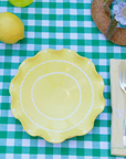 Lemon Yellow – Ripple Serving Plate (21cm)