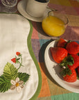 Handmade Strawberry Placemat, Set of Two