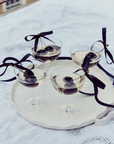 Joanna Ling Porcelain Tray With Glassware