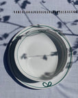 Jore Copenhagen Bow ceramic plate, aqua-1