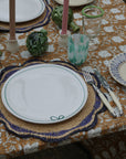 Jore Copenhagen Bow ceramic plate, aqua-3