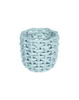 Sky Blue Basketweave Planter