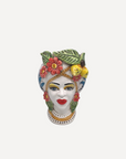 Large Sicilian Vase Head, Lemons