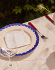 16-Piece Burgundy Cutlery Set