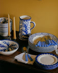Sky Blue Salad Server Set