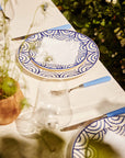 16-Piece Sky Blue Cutlery Set