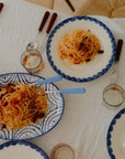 Sky Blue Salad Server Set