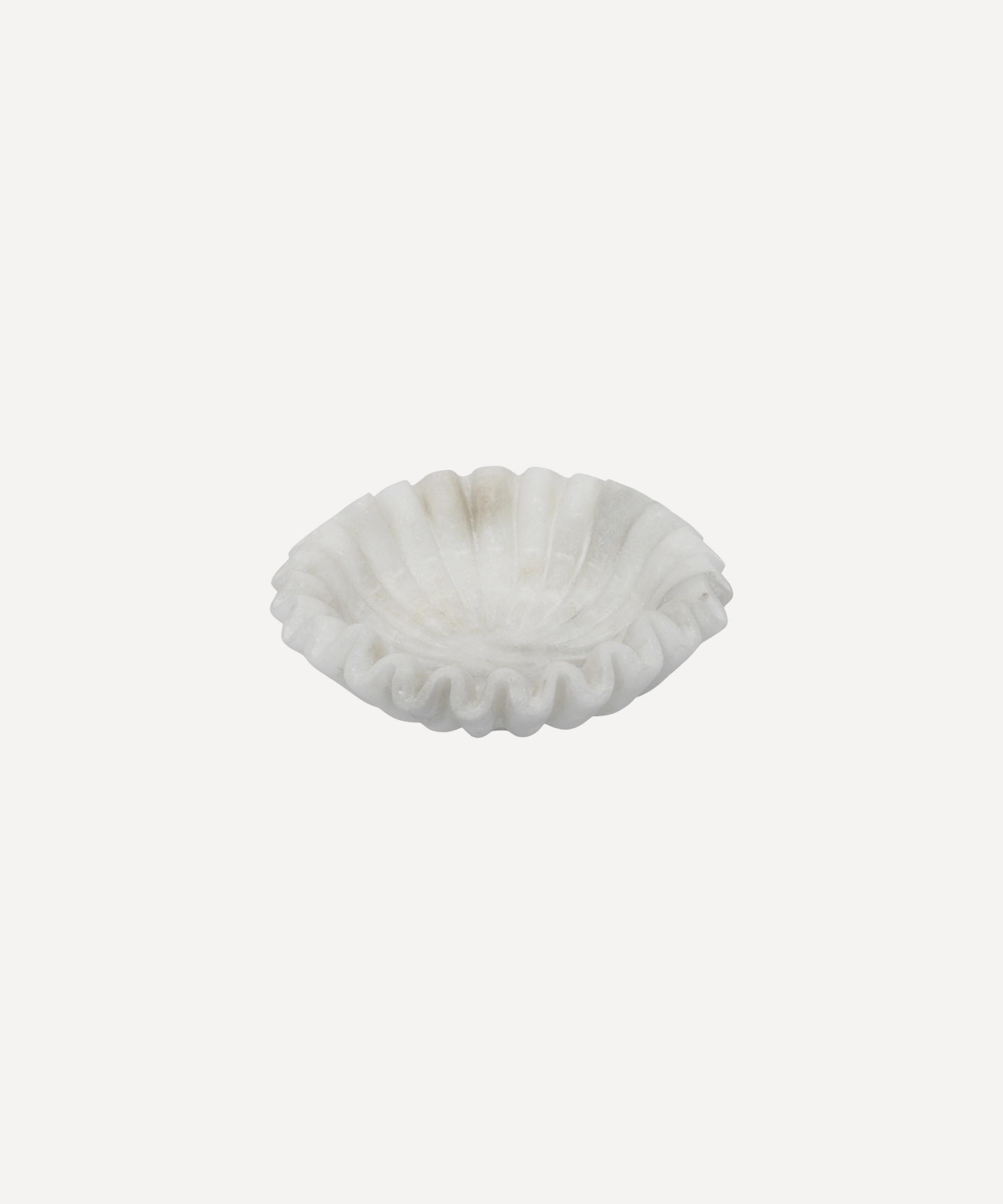 Marble Ruffle Bowl
