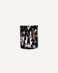 Murano Glass Tumbler, Brown Tortoiseshell