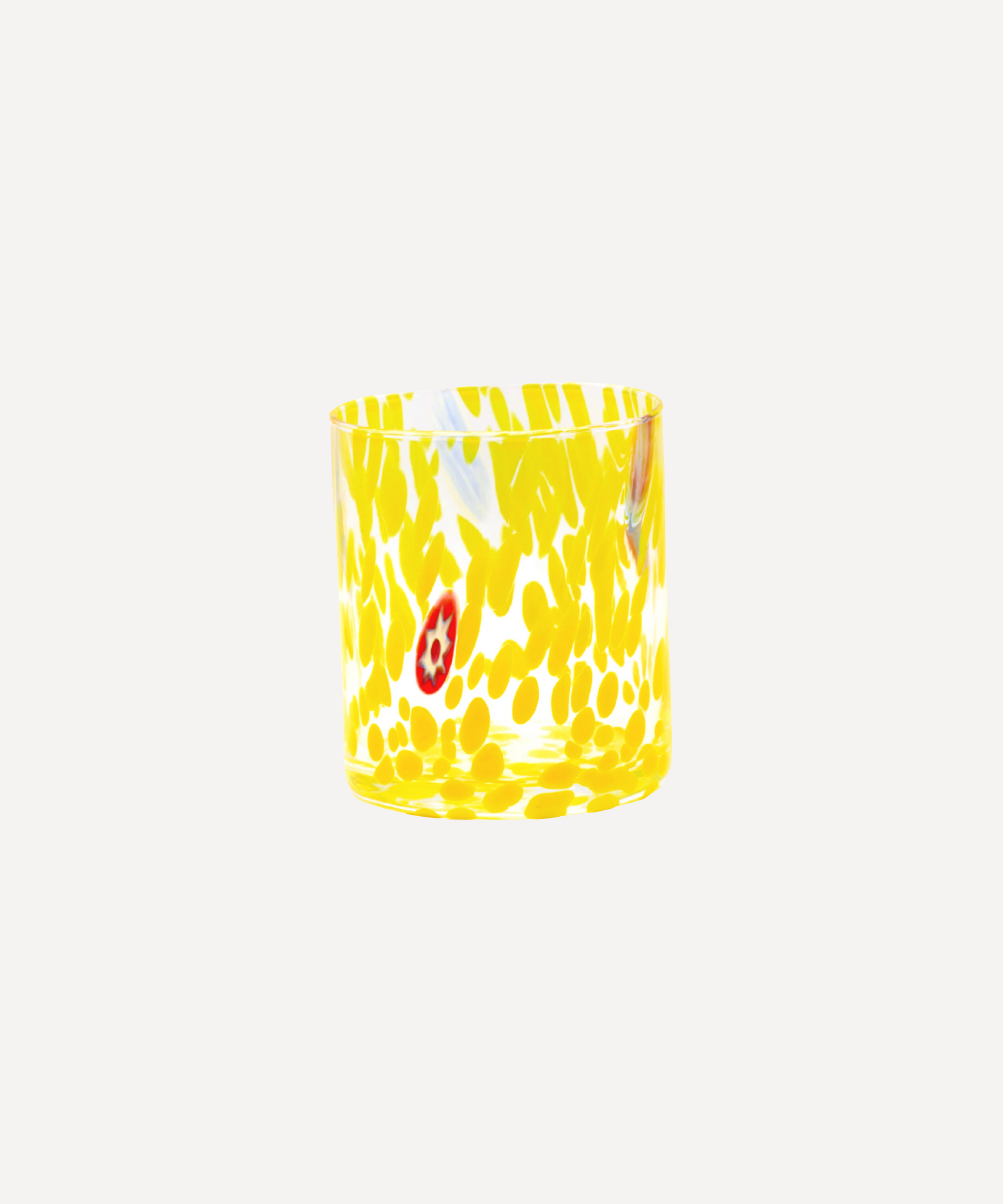 Murano Glass Tumbler, Yellow