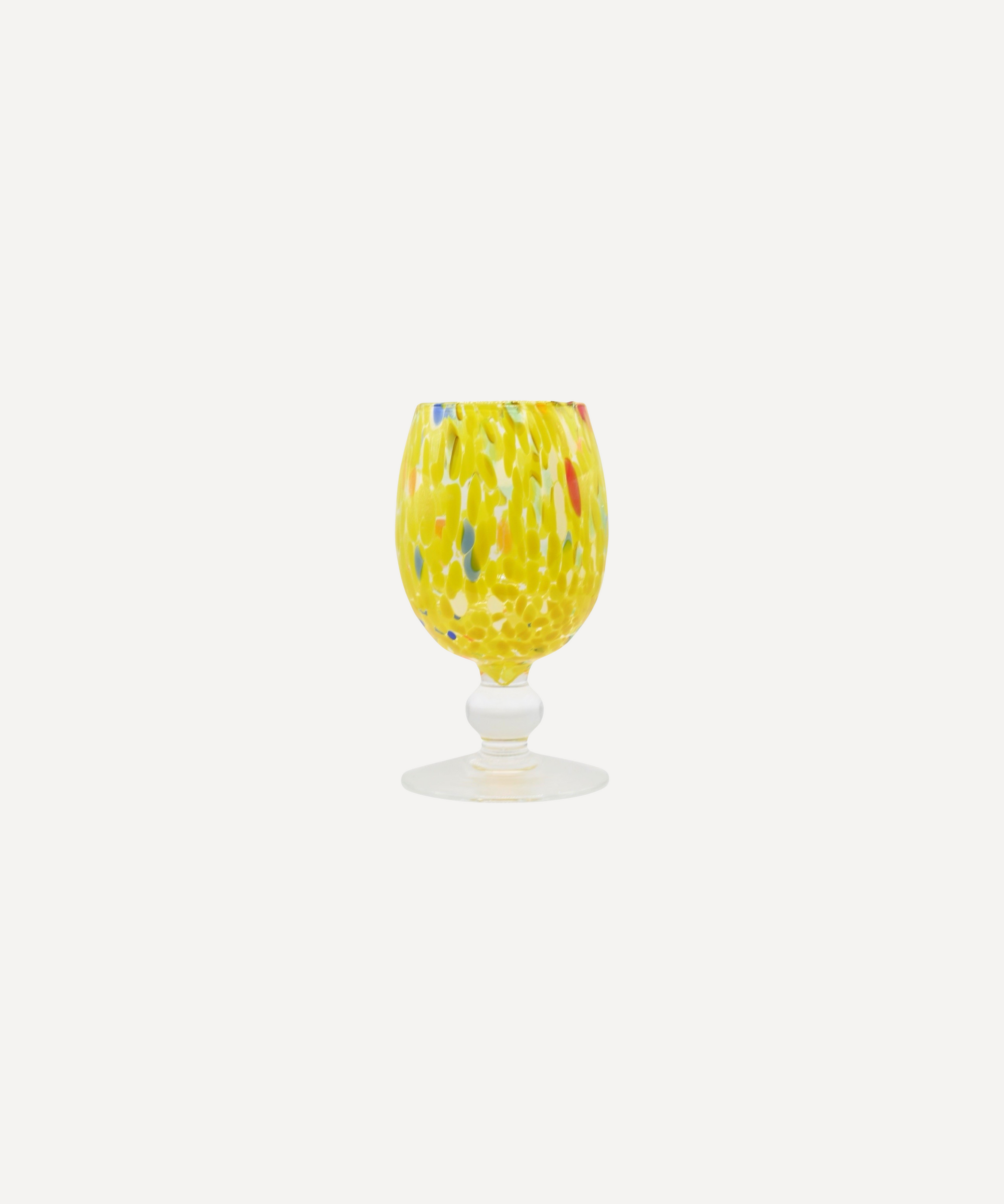 Murano Wine Glass, Yellow