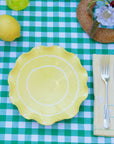 Lemon Yellow – Ripple Serving Plate (21cm)