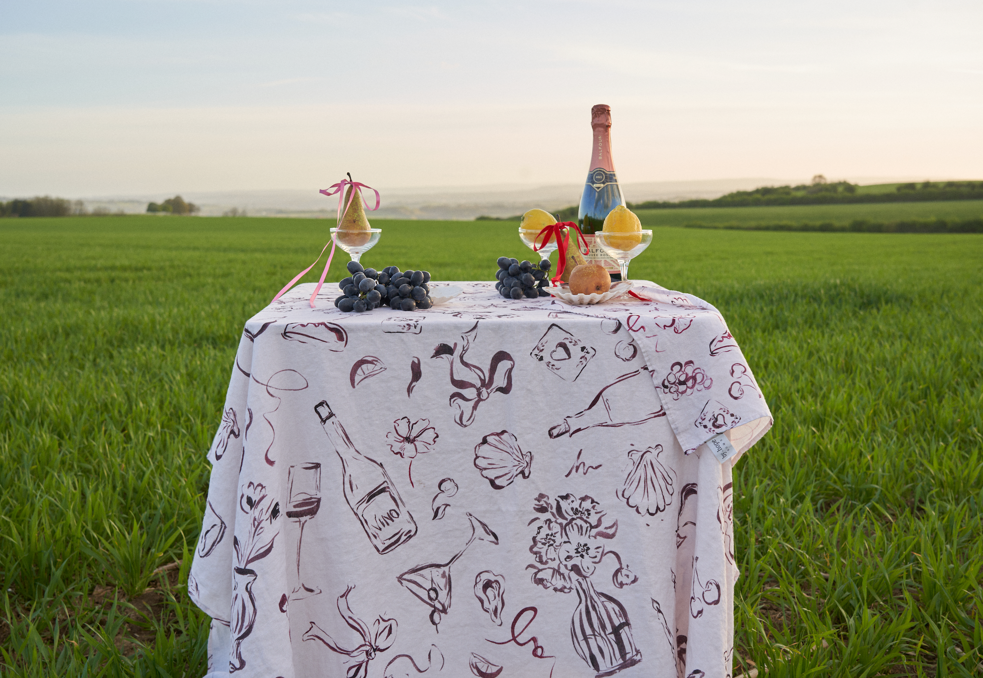 Dinner Party Linen Tablecloth