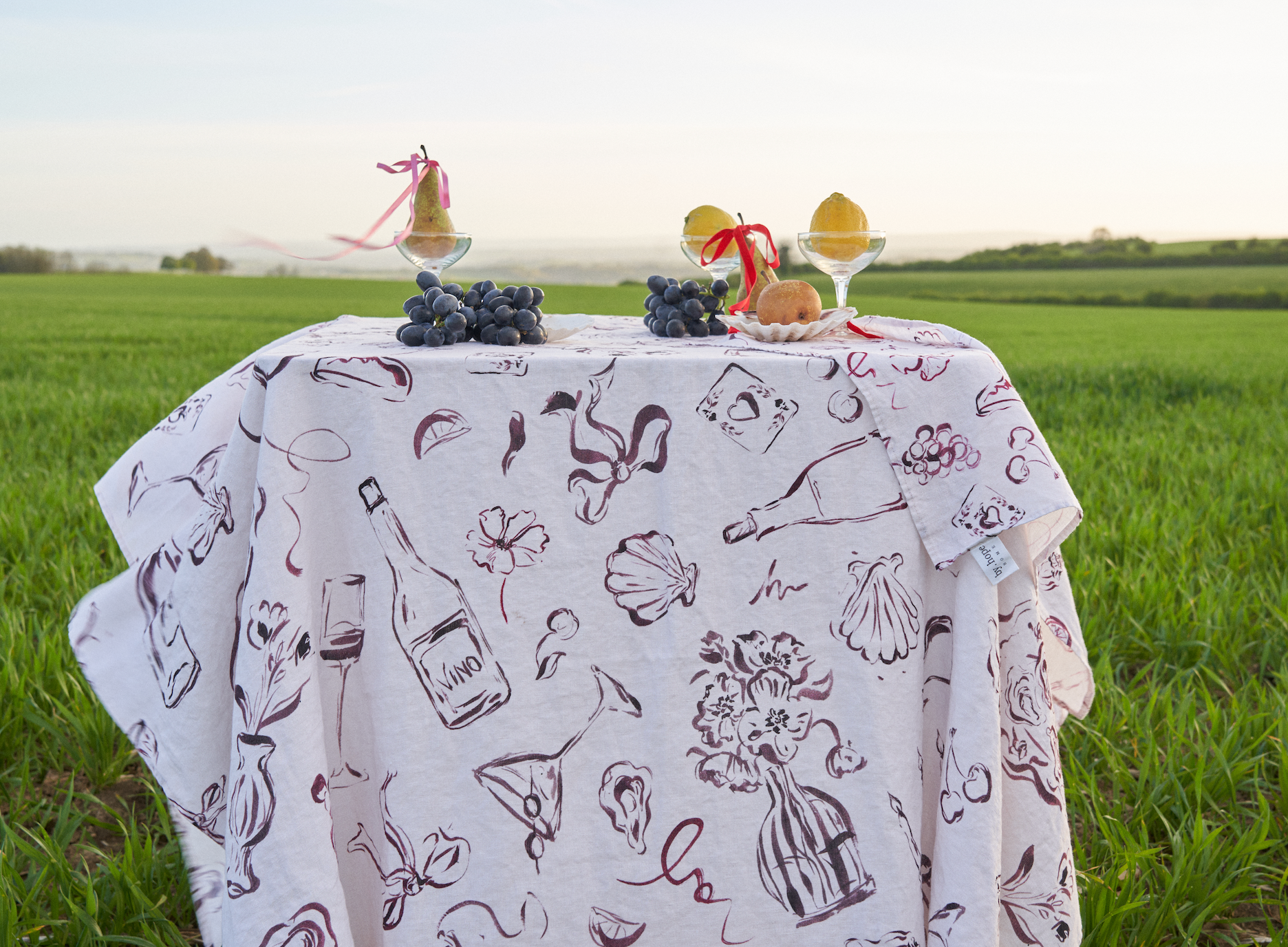 Dinner Party Linen Tablecloth