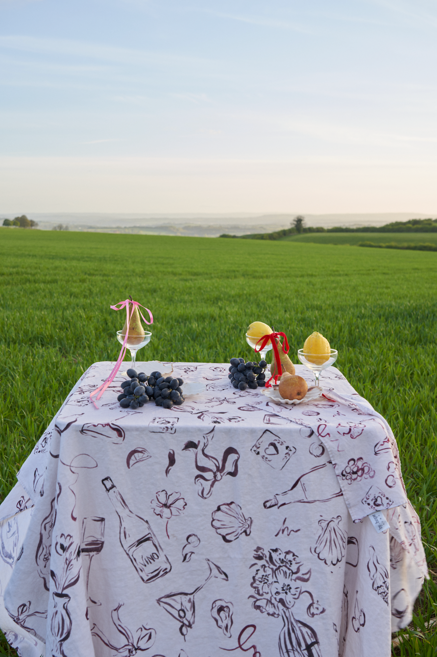 Dinner Party Linen Tablecloth
