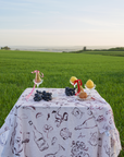 Dinner Party Linen Tablecloth