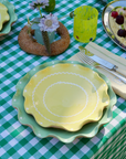 Lemon Yellow – Ripple Serving Plate (21cm)