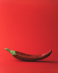 Marla Primrose Handmade Ceramic Glazed Chilli – Red – side view