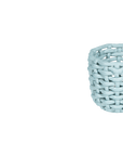 Sky Blue Basketweave Planter
