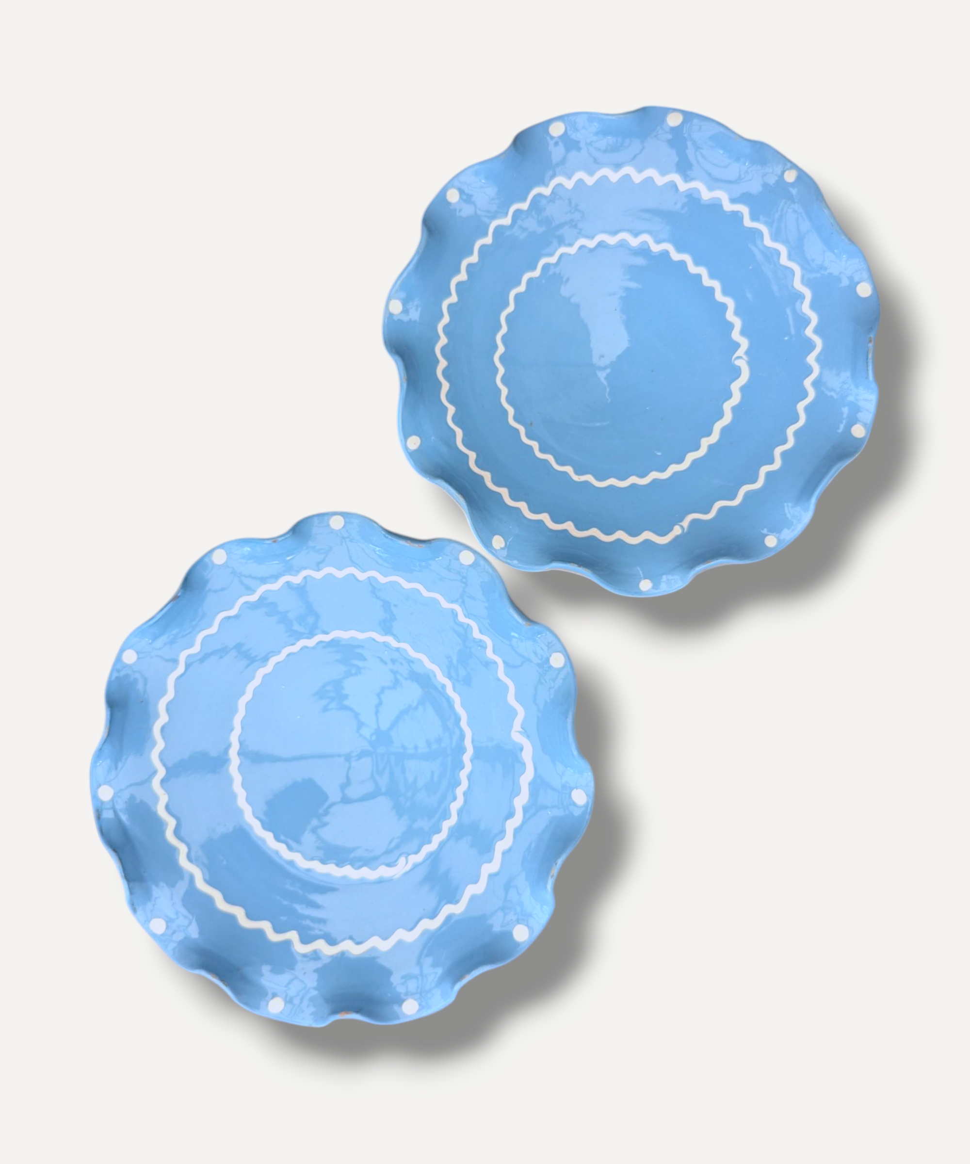 Sky Blue – Ripple Serving Plate (21cm)