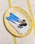 Sky Blue Set of 2 Dessert Spoons