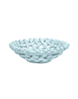 Sky Blue Basketweave Bowl