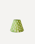 Green Hand-Painted Lampshade
