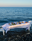 Embroidered Meditarrean Summer Tablecloth - Made To Order