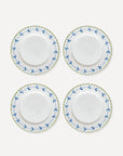 Vasla Studio Dinner Plate, Hand-Painted Set of FourSet of Four