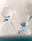 Cocktail Glasses, Clear - Set of 2 – detail close-up by Marla Primrose