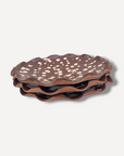 Dark Chocolate Large Splatter Serving Plate