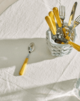 Small Sky Blue Basketweave Planter
