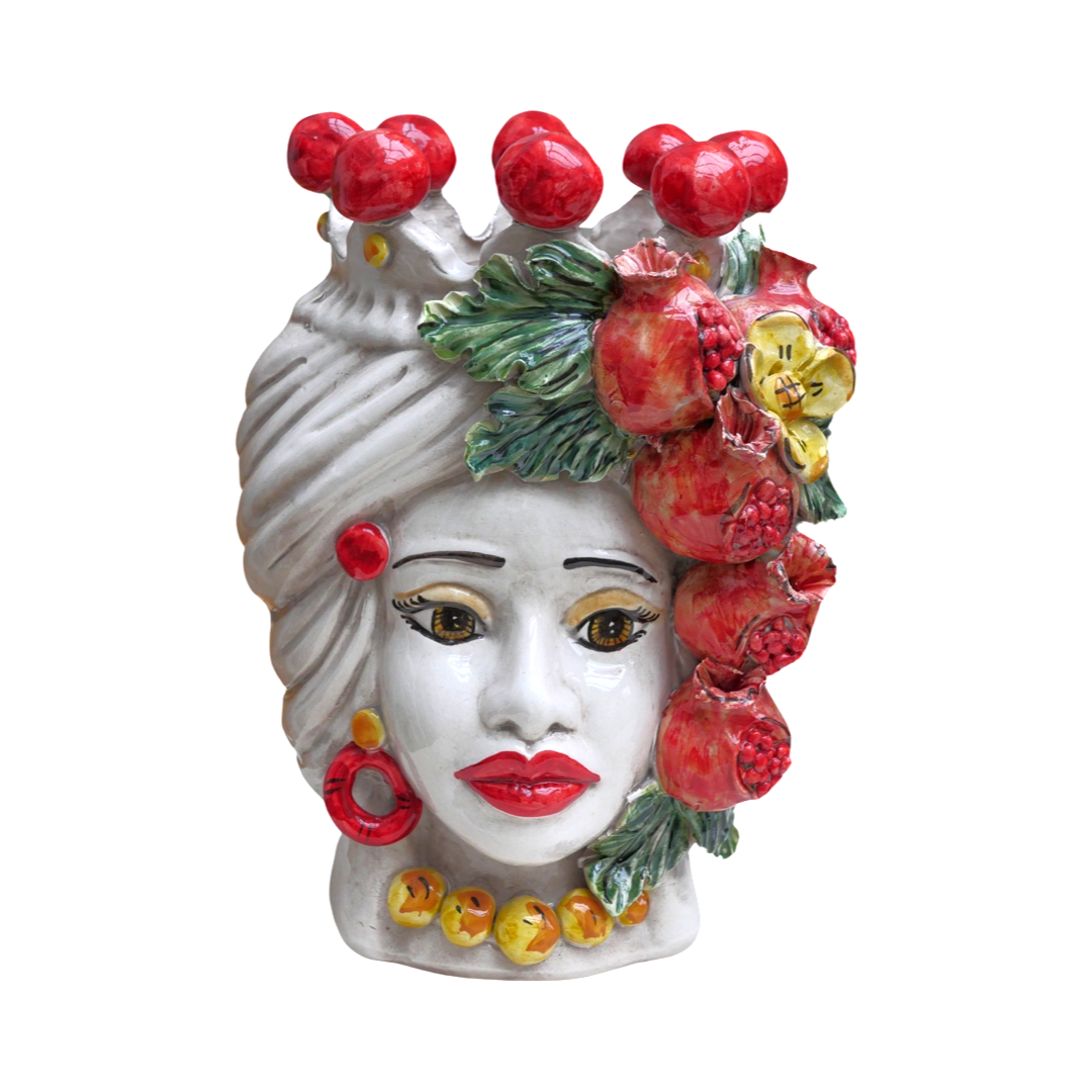 Pomegranate Sicilian Vase XL Head, Online Exclusive