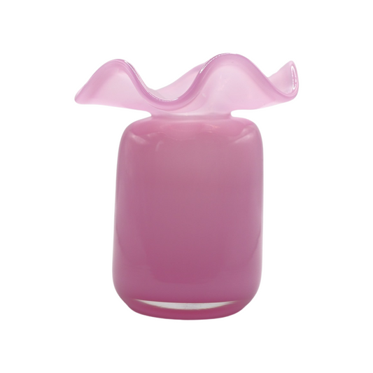 Preorder Ruffle Bud Vase, Pink ~ As Seen in SheerLuxe ~