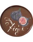 Fig Ceramic Handmade Plate