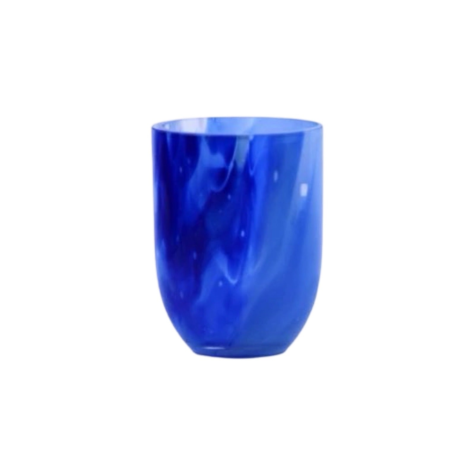 Confetti Glass Tumbler, Midnight Blue