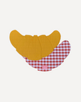 Amour Croissant Placemat Red Gingham