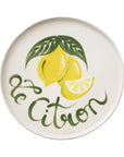 Le Citron (Lemon) Ceramic Plate