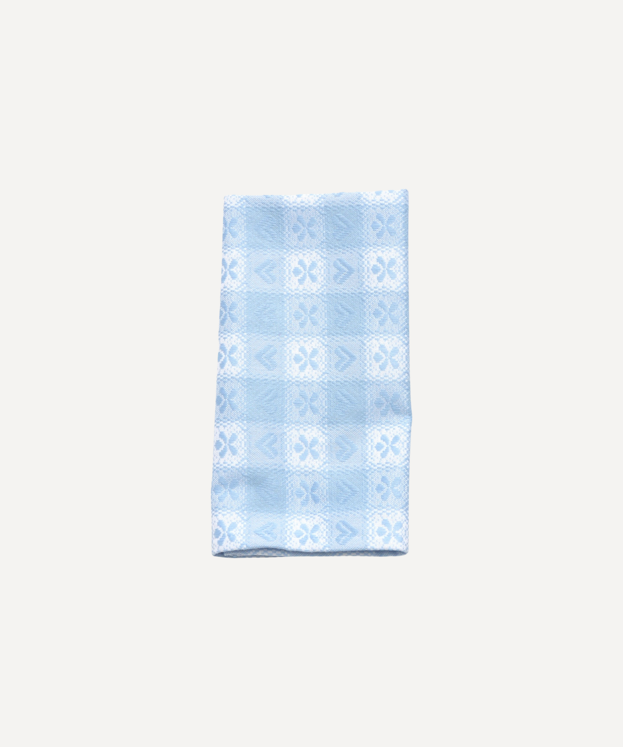 Blue Alpine Jacquard Cotton Napkin