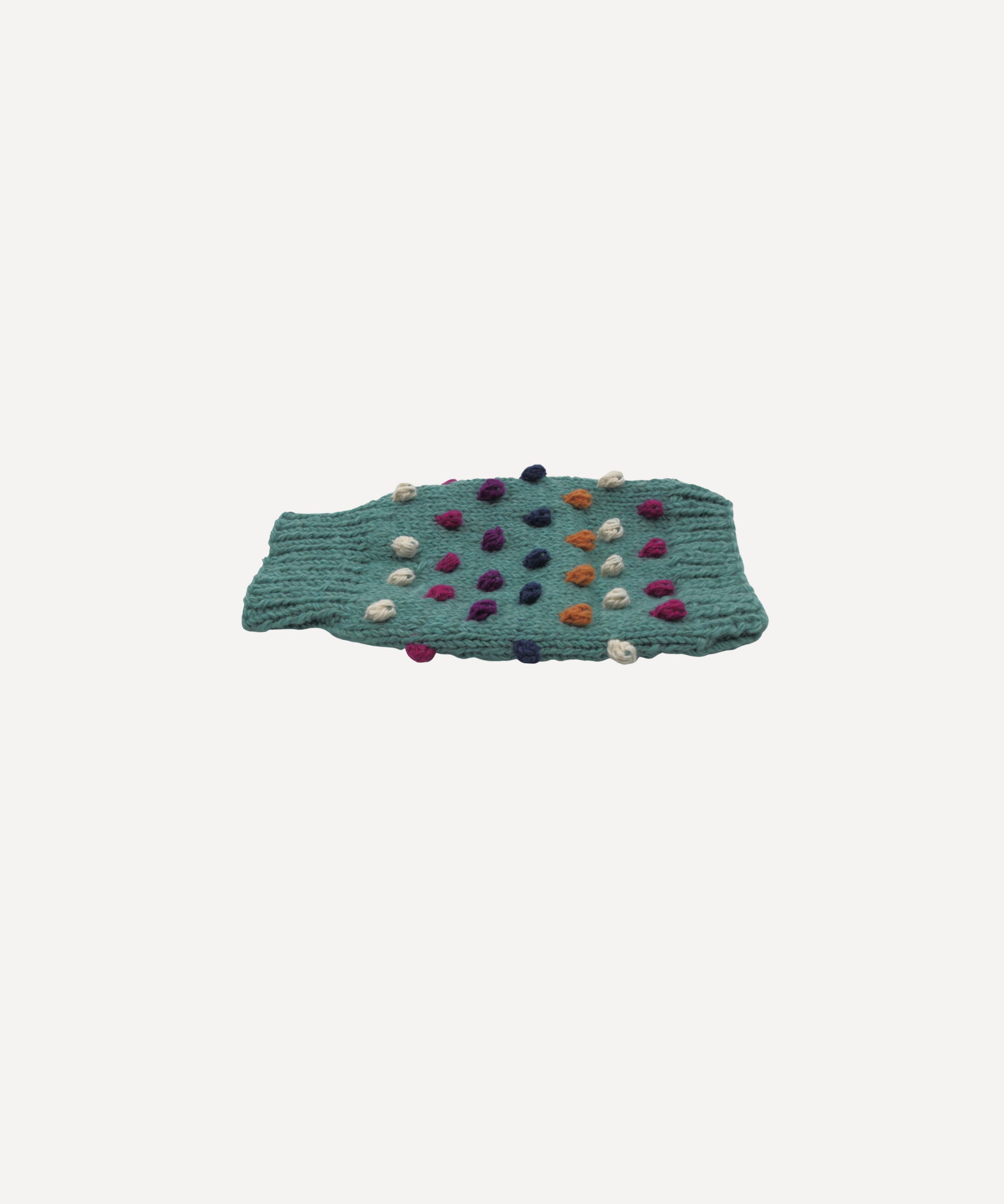 Bobble Dog Jumper in Teal