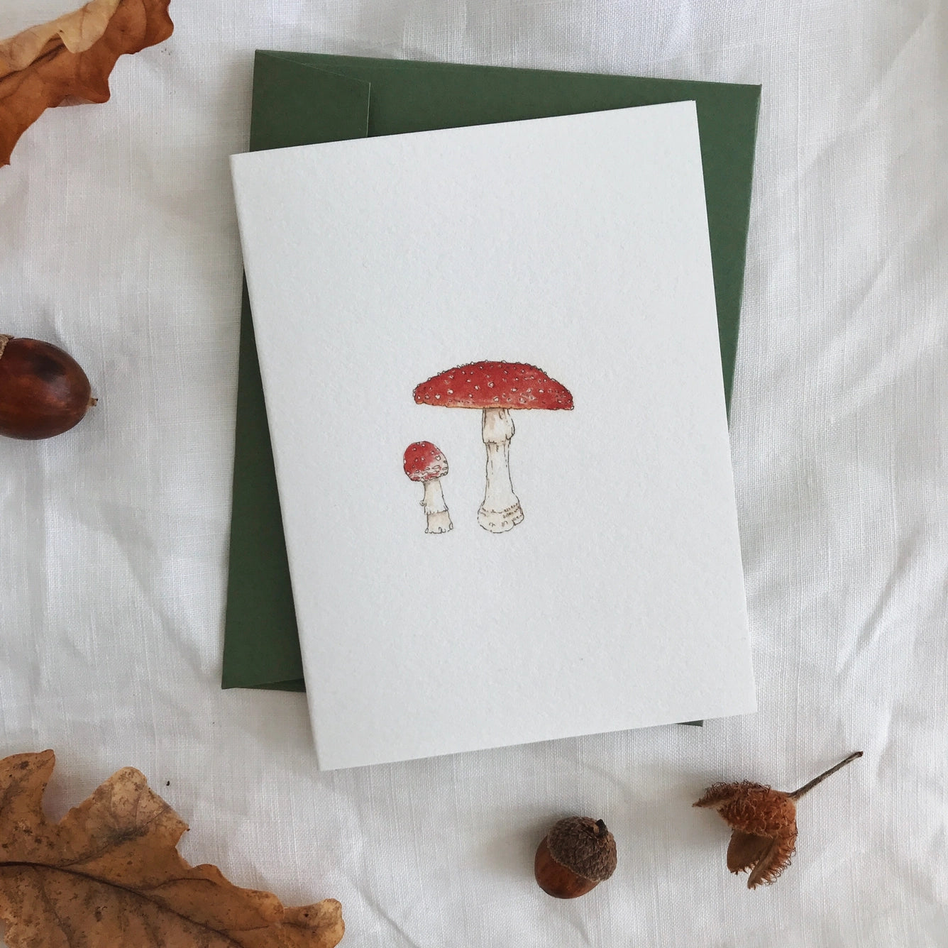 Christmas Card, Toadstool